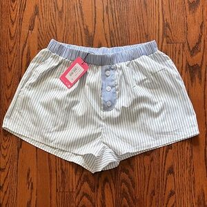 Edikted Oaklie Mix Striped Boxer Shorts